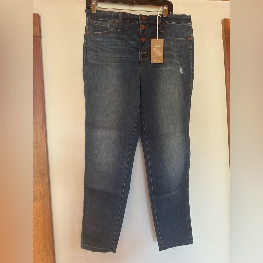 NWT Madewell 10” High Rise Skinny Jean, Sz 32